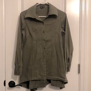 Army Green Fit and Flare style jacket